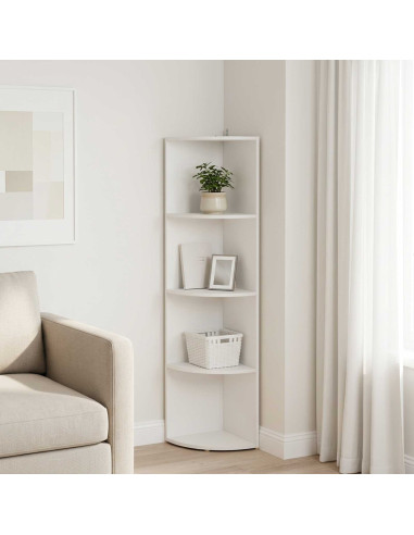 Mensola angolare 4 livelli 41,5 x 41,5 x 143 cm
