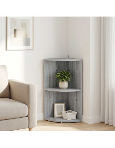 Mensola angolare 2 livelli 41,5 x 41,5 x 72 cm