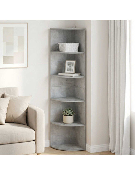 Mensola angolare 5 livelli 41,5 x 41,5 x 178 cm
