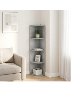 Mensola angolare 4 livelli 31,5 x 31 x 130 cm