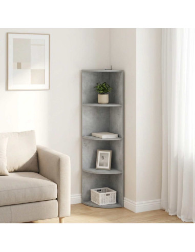 Mensola angolare 4 livelli 31,5 x 31 x 130 cm