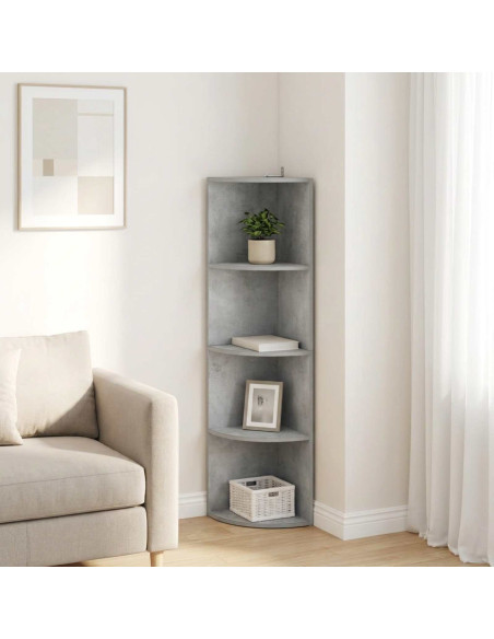 Mensola angolare 4 livelli 31,5 x 31 x 130 cm