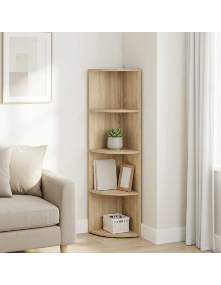 Mensola angolare 4 livelli 31,5 x 31 x 130 cm