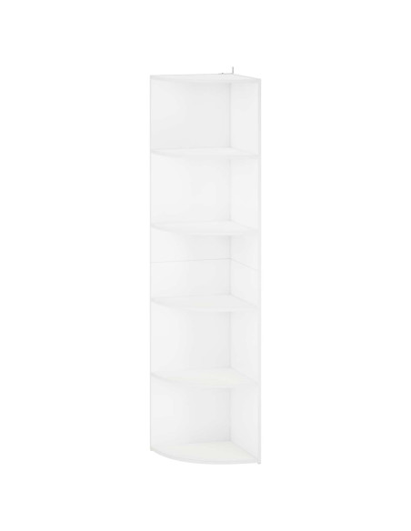 Mensola angolare 5 livelli 41,5 x 41,5 x 178 cm