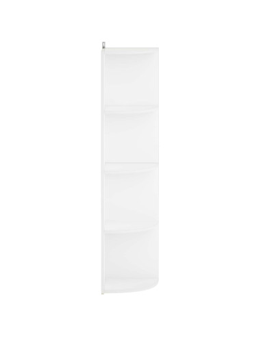 Mensola angolare 4 livelli 41,5 x 41,5 x 143 cm
