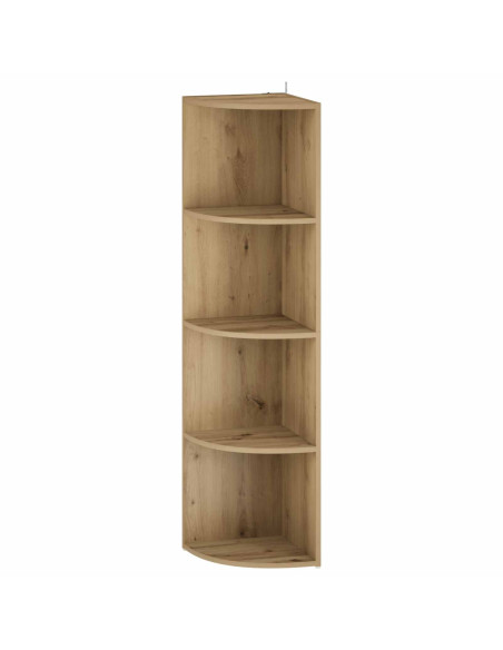 Mensola angolare 4 livelli 41,5 x 41,5 x 143 cm