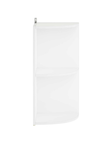 Mensola angolare 2 livelli 41,5 x 41,5 x 72 cm