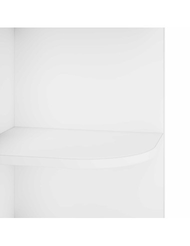Mensola angolare 2 livelli 41,5 x 41,5 x 72 cm