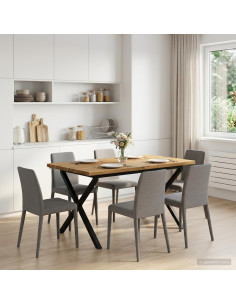 Tavolo da pranzo quadrato 120 x 70 x 75 cm