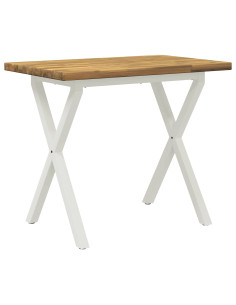 Tavolo da pranzo quadrato 110 x 55 x 75 cm 2