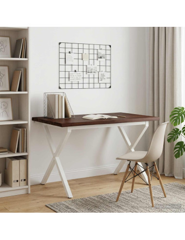 Tavolo da pranzo con bordo vivo 120 x 90 x 75 cm