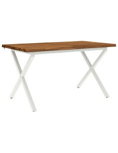 Tavolo da pranzo con bordo vivo 160 x 70 x 75 cm 2