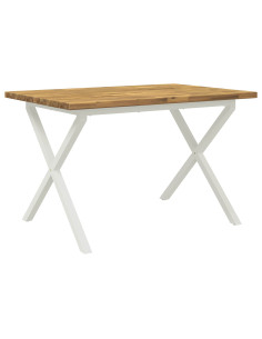 Tavolo da pranzo quadrato 120 x 80 x 75 cm 2
