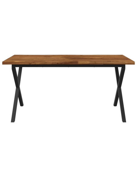 Tavolo da pranzo con bordo vivo 120 x 90 x 75 cm