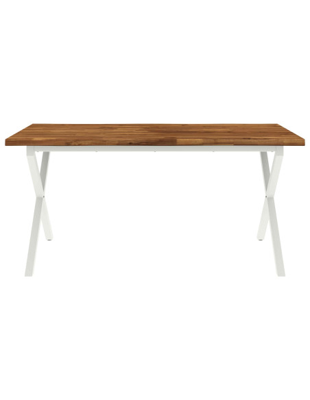 Tavolo da pranzo con bordo vivo 120 x 90 x 75 cm