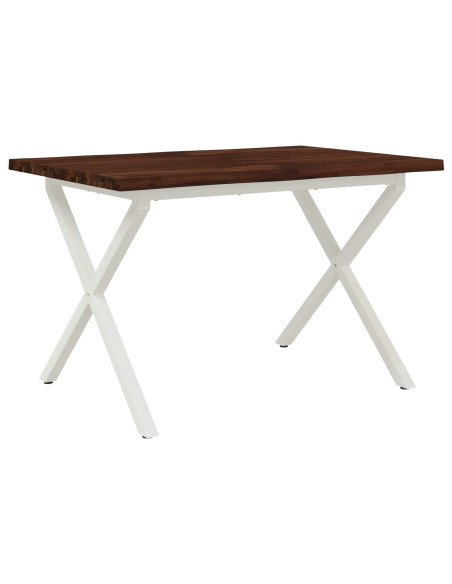 Tavolo da pranzo con bordo vivo 90 x 55 x 75 cm