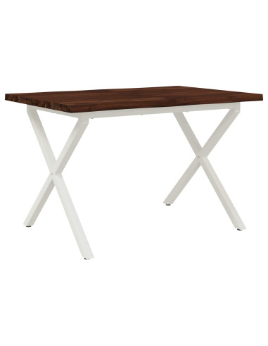Tavolo da pranzo con bordo vivo 120 x 80 x 75 cm