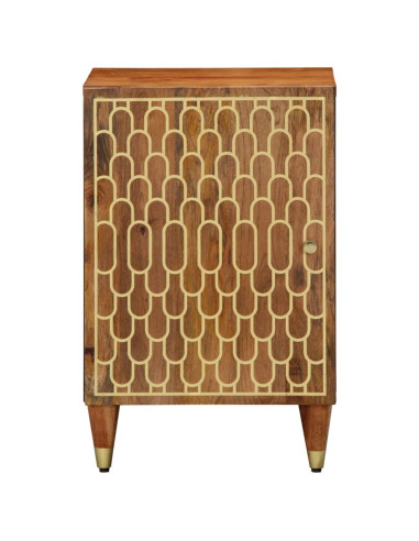 Mobile da Bagno 38x33x58 cm in Legno Massello di Mango
