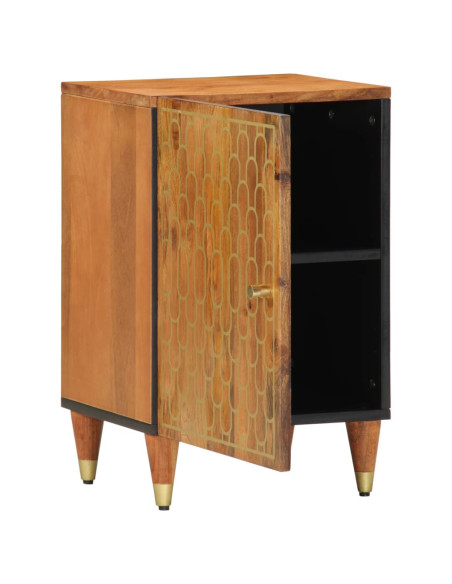 Mobile da Bagno 38x33x58 cm in Legno Massello di Mango