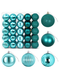 Set di Palline di Natale 50 pz Verde 8 cm Polistirolo