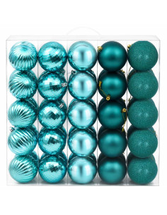 Set di Palline di Natale 50 pz Verde 8 cm Polistirolo 2
