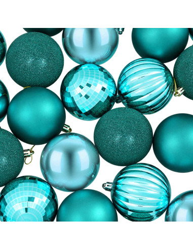 Set di Palline di Natale 50 pz Verde 8 cm Polistirolo