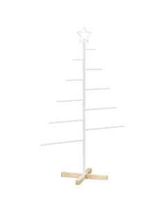 Albero di Natale in metallo con supporto KUOPIO 125 cm Acciaio 2