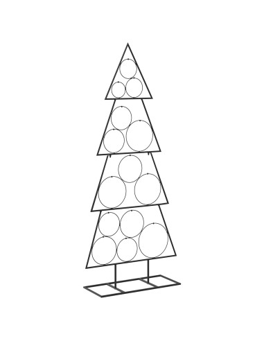 Albero di Natale in metallo con supporto KUOPIO 125 cm Acciaio