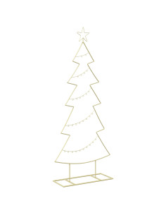 Albero di Natale in metallo con supporto KUOPIO 150 cm Acciaio 2