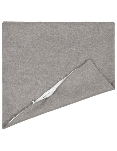 Cuscino con cuscino HEERLEN 2 pz Grigio Nuvola Tessuto