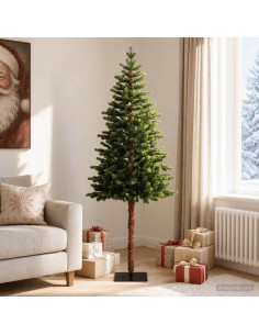 Albero di Natale Artificiale con Rami Pieghevoli 180 cm