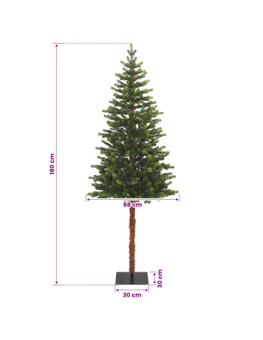 Albero di Natale Artificiale con Rami Pieghevoli 180 cm