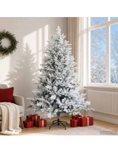 Albero di Natale Artificiale con Rami Pieghevoli 180 cm