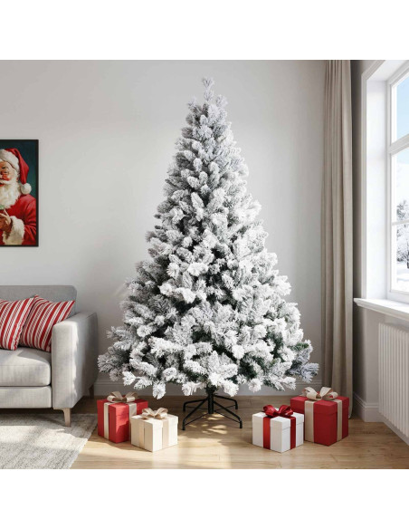 Albero di Natale Artificiale con Rami Pieghevoli 210 cm