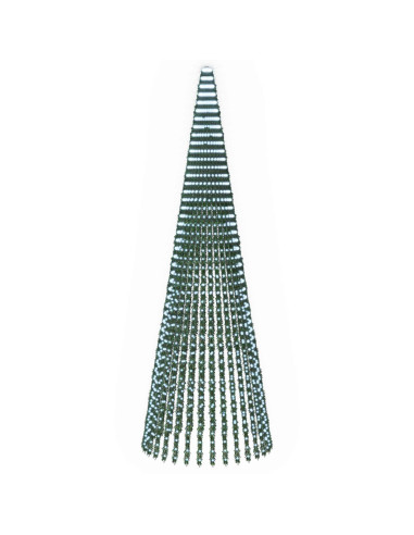 Albero di Natale LED 470 cm 1504 LED Bianco freddo Acciaio