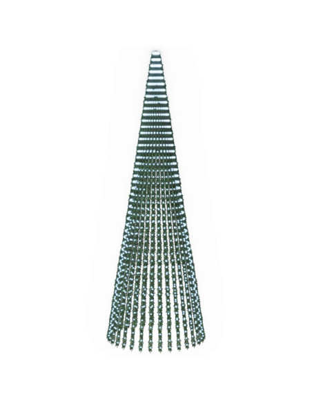 Albero di Natale LED 470 cm 1504 LED Bianco freddo Acciaio