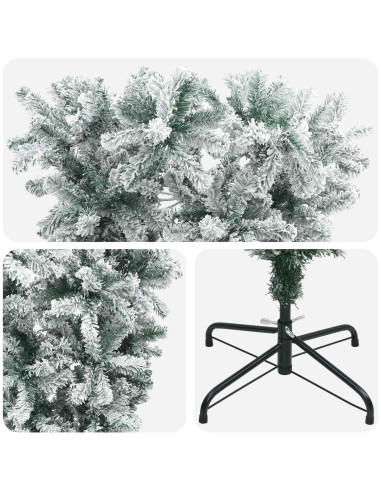 Albero di Natale artificiale capovolto 150 cm PVC e Acciaio