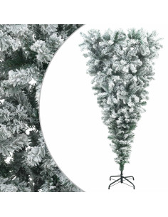 Albero di Natale artificiale capovolto 180 cm PVC e Acciaio 2