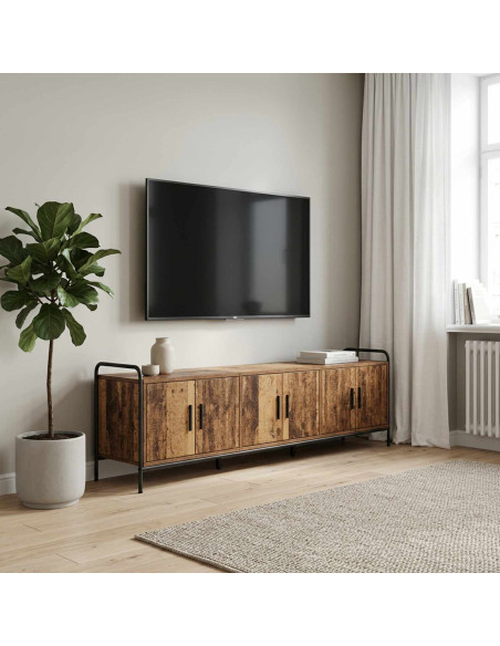 Mobile TV 146 x 33 x 50 cm Legno antico Legno ingegnerizzato