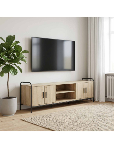 Mobile TV 146 x 33 x 50 cm Rovere Sonoma Legno ingegnerizzato