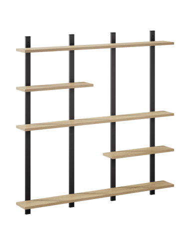 Scaffale da parete Rovere Sonoma 102 x 13.5 x 102.5 cm