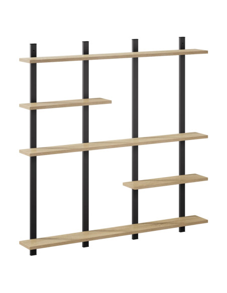 Scaffale da parete Rovere Sonoma 102 x 13.5 x 102.5 cm