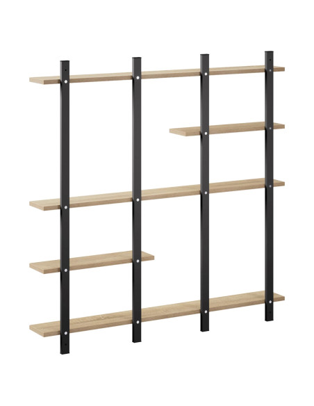 Scaffale da parete Rovere Sonoma 102 x 13.5 x 102.5 cm