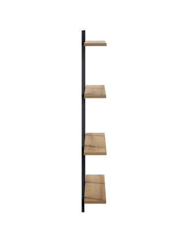 Scaffale da parete Rovere Artigianale 100 x 13.5 x 101 cm