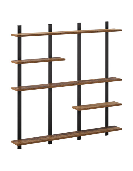 Scaffale da parete Legno antico 102 x 13.5 x 102.5 cm