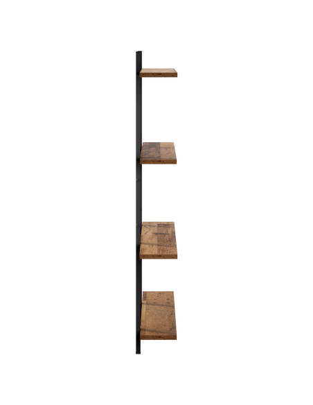 Scaffale da parete Legno antico 100 x 13.5 x 101 cm