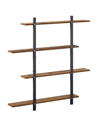 Scaffale da parete Legno antico 100 x 13.5 x 101 cm