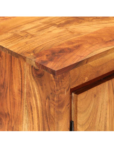 Credenza 55x33x75 cm in Legno Massello di Acacia