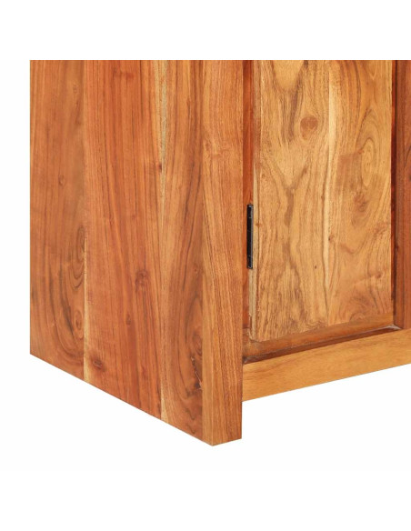 Credenza 55x33x75 cm in Legno Massello di Acacia
