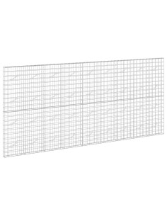 Gabione con filo da 5 mm e rete 10x10 cm 450x10x200 cm 2
